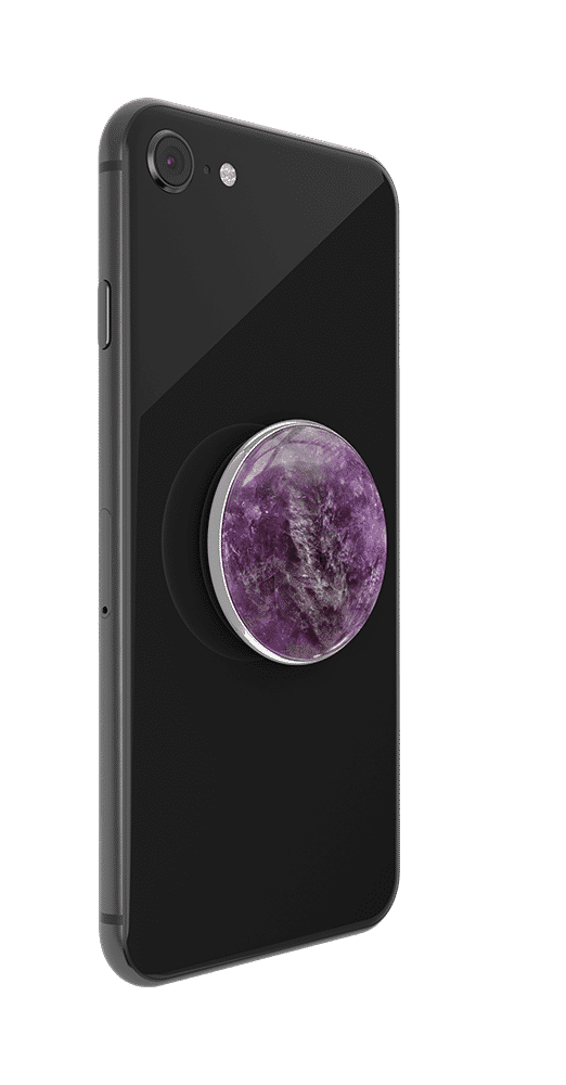 Genuine amethyst gemstone 04 device black collapsed