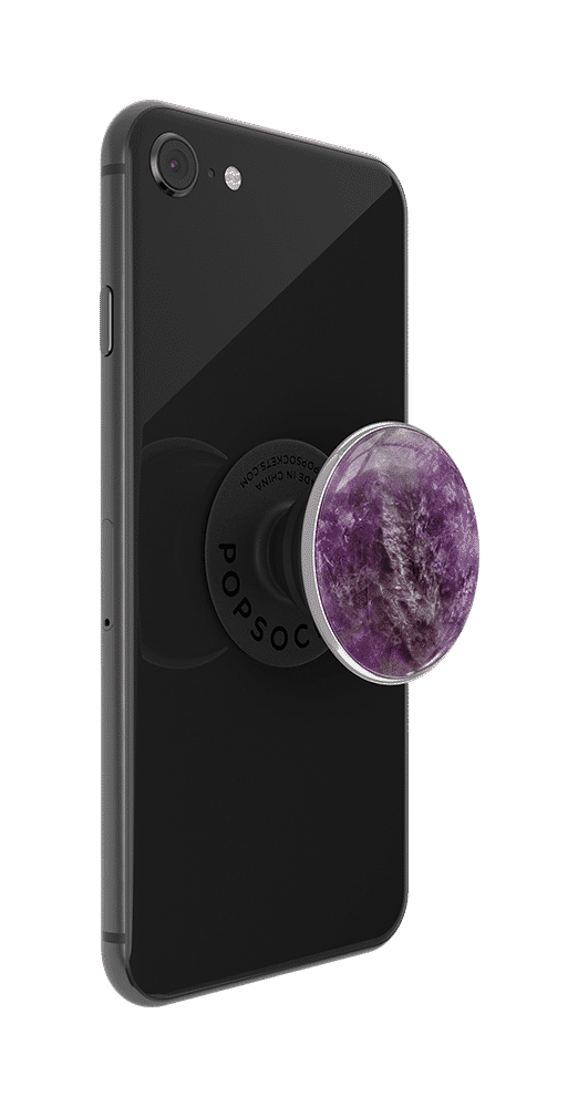 Genuine amethyst gemstone 05 device black