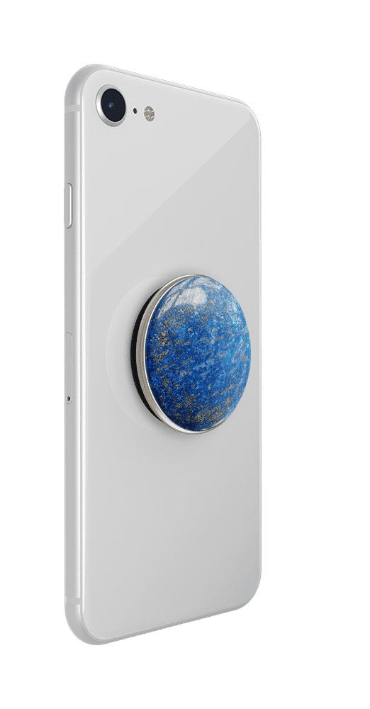 Genuine lapis lazuli gemstone 06 device white collapsed
