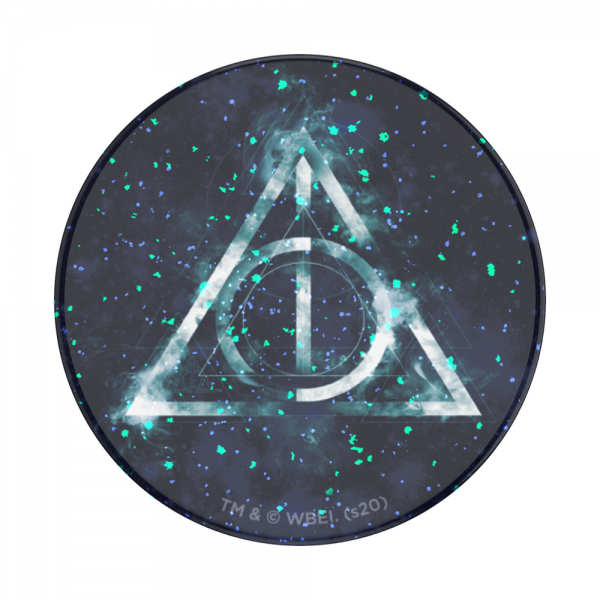 Glitter deathly hallows 01 top view