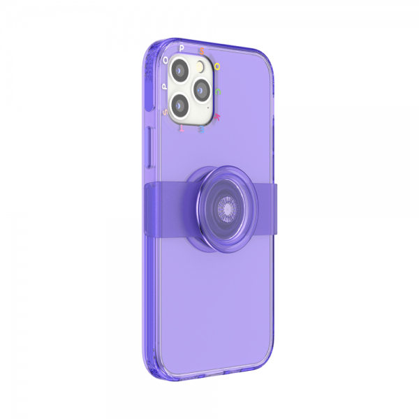 Popcase clear purple ip12 12pro 03b collapsed device