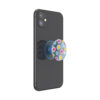 Translucent blue kawaii daisies 05 device black expanded