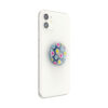 Translucent blue kawaii daisies 06 device white collapsed