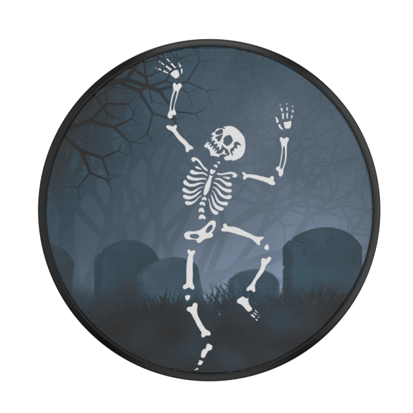 Lenticular dancing skeleton bk 01b top